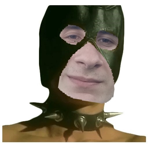 Create meme: van darkholm, gachimuchi cup, Van Darkholme in a mask