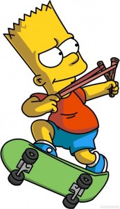 Create meme: the colored drawings of the simpsons Bart, the simpsons, Bart Simpson