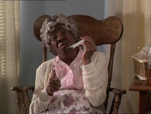 Create meme: my grandmother smokes a pipe, don't be a menace to South Central