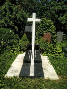 Create meme: grave, the cross on the grave