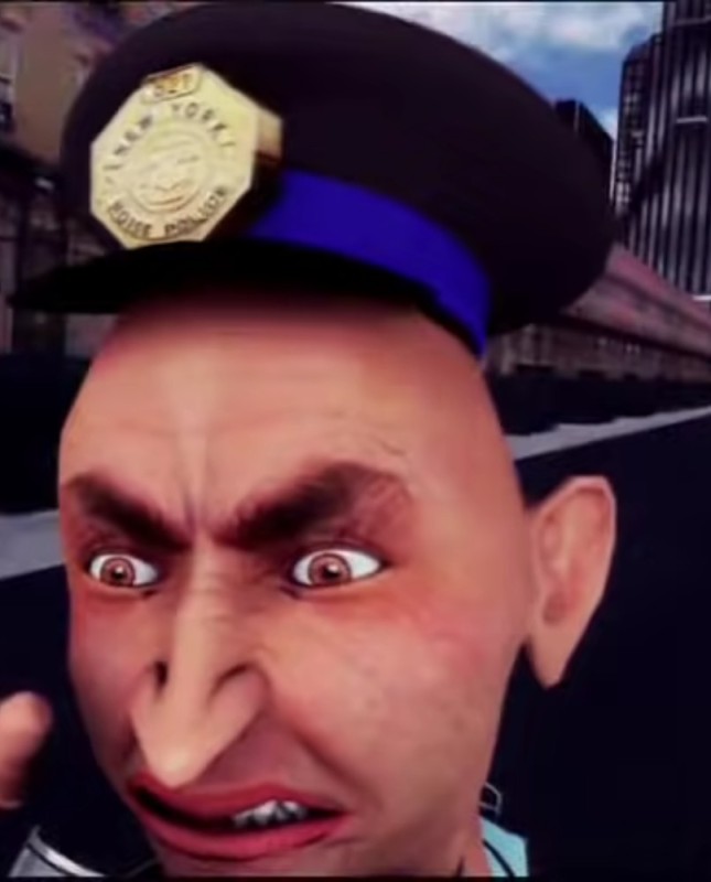 Создать мем: corrupt cop, funny, человек