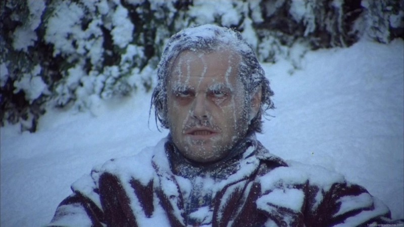 Create meme: Jack Nicholson shining meme, Jack Nicholson the shining frozen, the shining frozen Jack
