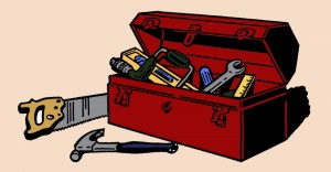 Создать мем: ящик для инструментов раскраска для детей, мультяшная ящик с инструментами, ящик с инструментами арт