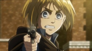 Create meme: attack of the titans, Armin arlert