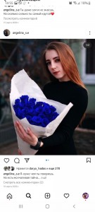 Create meme: blue roses