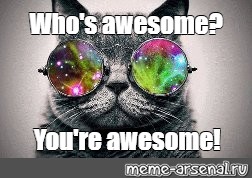 whos awesome meme