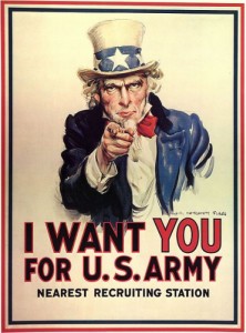 Create meme: poster, uncle Sam, poster you