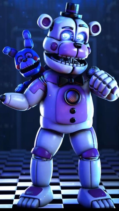 Create meme: fantaim Freddie, old funtime freddy, funtime freddy sfm