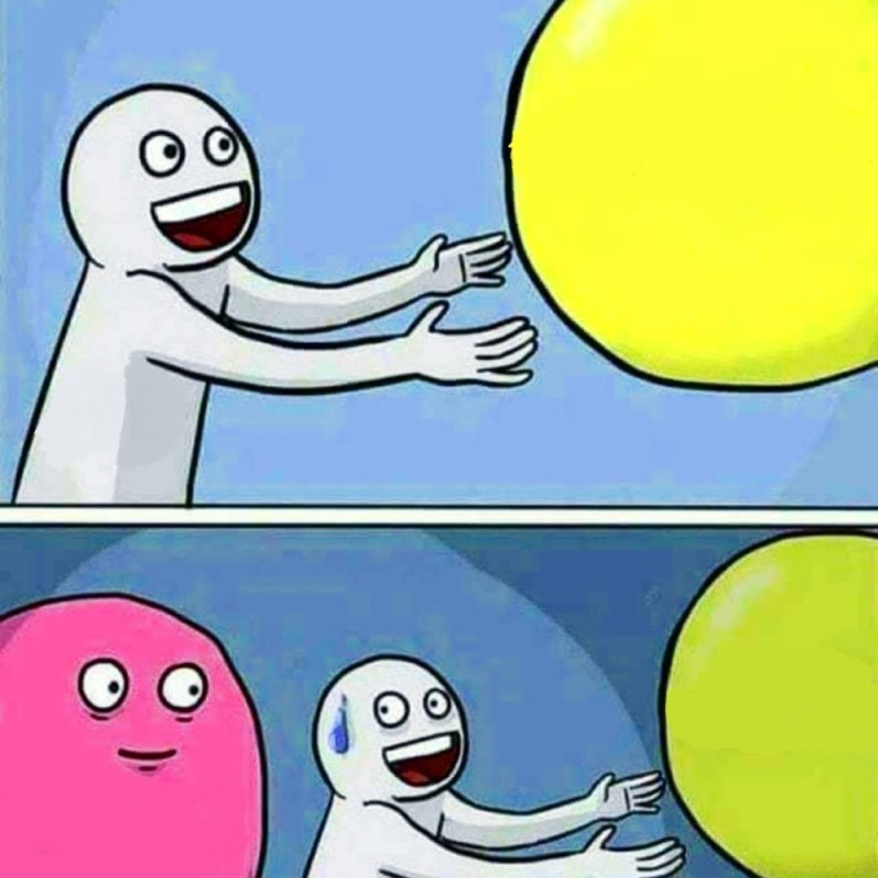 Create meme: funny memes , meme man reaches for a balloon, memes 