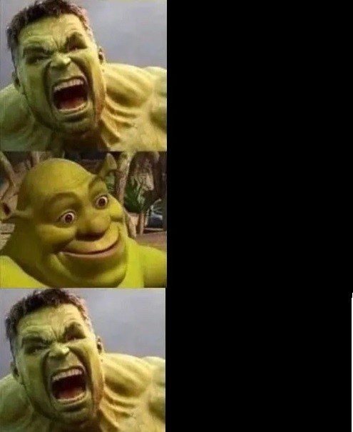 Создать мем: hulk, халк крушить мем, халк трансформация