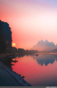 Create meme: chinese guilin painting, landscapes of china, chinese landscape