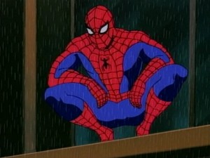 Создать мем: spider man the animated series, спайдер мем, spider man