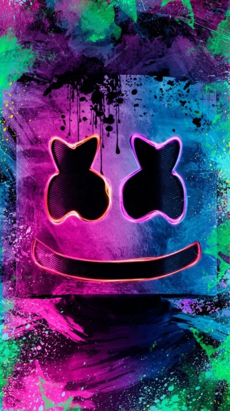 Create meme: marshmallow dj 2020, cool backgrounds for your phone, background for phone