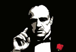 Create meme: krakow mafia open, marlon brando, don corleone