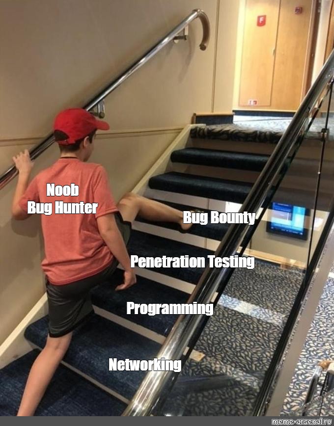 Meme: "Noob Bug Hunter Bug Bounty Penetration Testing Programming  Networking" - All Templates - Meme-arsenal.com