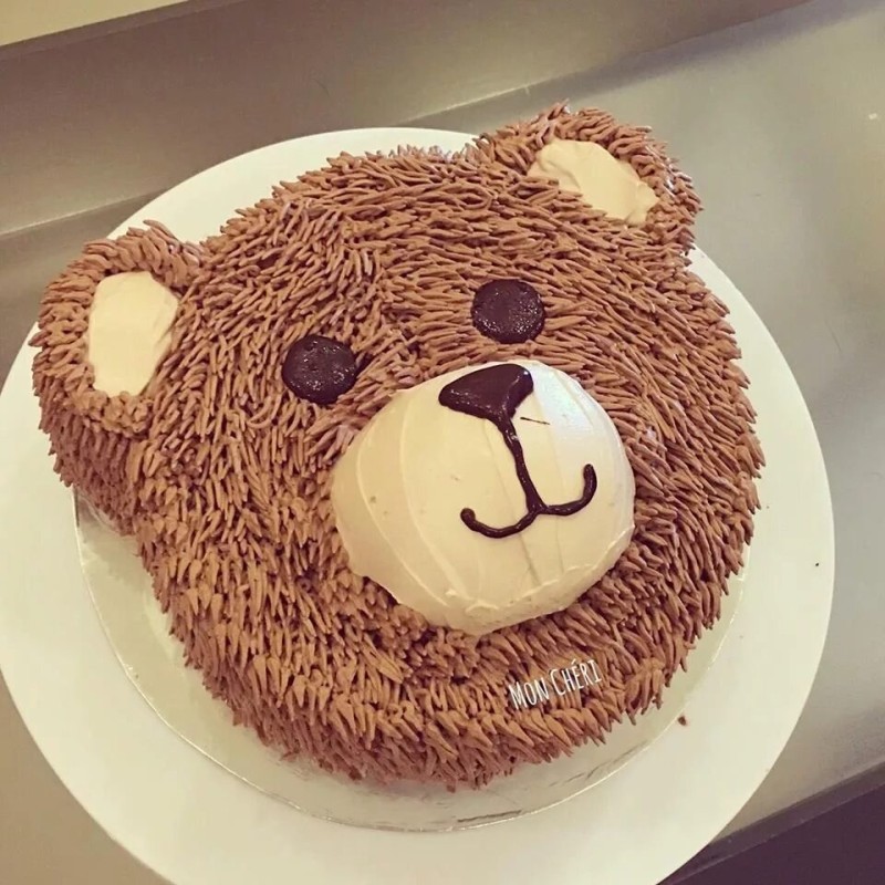 Создать мем: торт мишка кремовый, торт в виде мишки, торт в виде медведя