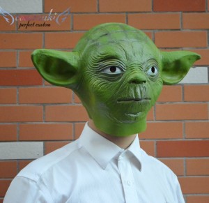 Создать мем: star wars зеленая маска, маска star wars йода, маска пришельца зеленого