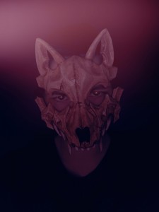 Создать мем: череп тигра маска, маска волка, маска череп