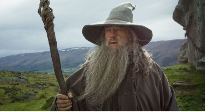 Create meme: Ian McKellen Gandalf, gandalf the hobbit, Gandalf from Lord of the rings