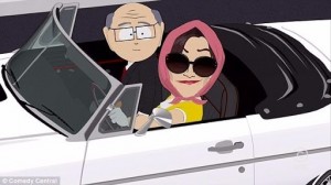 Create meme: taxi driver South Park, South Park assistant garison, South Park