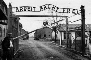 Create meme: the Holocaust, the gates of Auschwitz, nazi