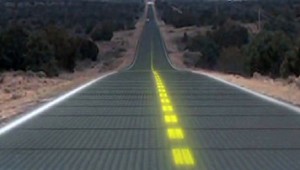 Создать мем: solar road, дорога, дорога из будущего