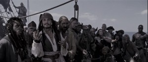 Создать мем: пираты карибского, Пираты Карибского моря: Сундук мертвеца, капитан джек воробей кадры