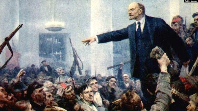 Create meme: the revolution of 1917 in Russia, the great October revolution, Lenin's revolution