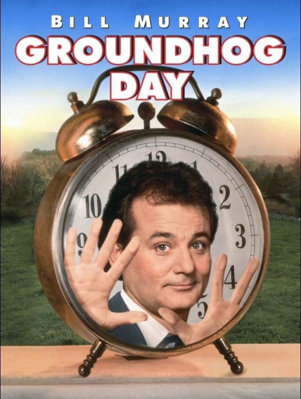 Create meme: Groundhog day , Groundhog day movie 1993, groundhog day 1993