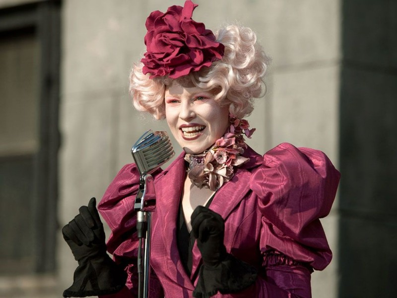 Create meme: happy hunger games to you and may luck always be with you, EFFIE trinket, Effie from the Hunger Games