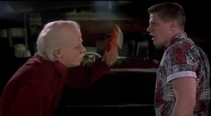 Create meme: back to the future, a frame from the video