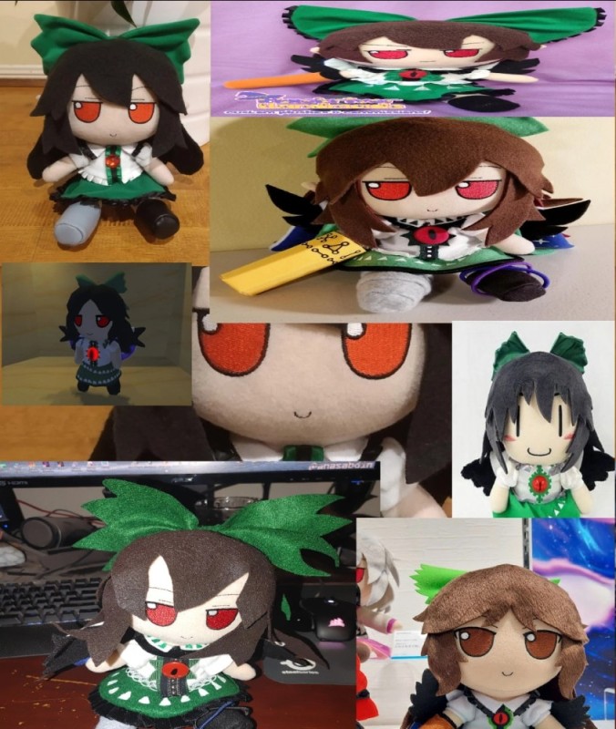 Create meme: anime characters, reimu touhou, touhou plush