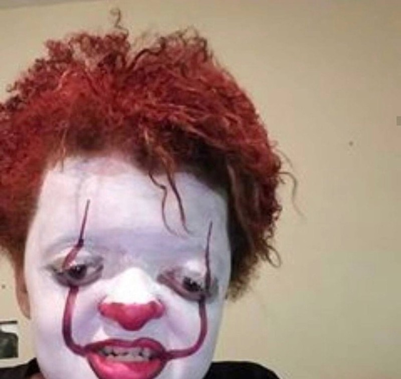Create meme: Stephen King Pennywise's Joker Full Face Horror, mask Pennywise, clown mask