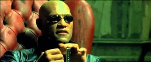 Create meme: Lawrence fishbourne, the matrix, the matrix the film 1999 Morpheus with the pills, matrix Morpheus reads