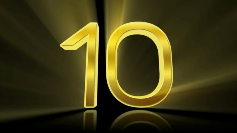 Create meme: 10 digit, The number 10 is beautiful, the number 10 is golden