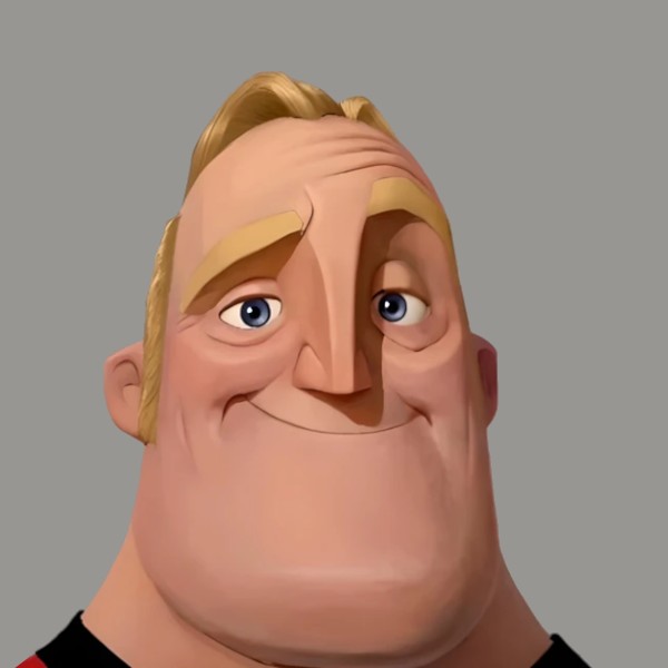Create meme: meme father from the superfamily average, mr incredible becoming uncanny, The bob parr superfamily