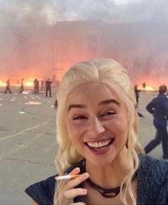 Create meme: girl, daenerys Targaryen meme, Emilia Clarke khaleesi