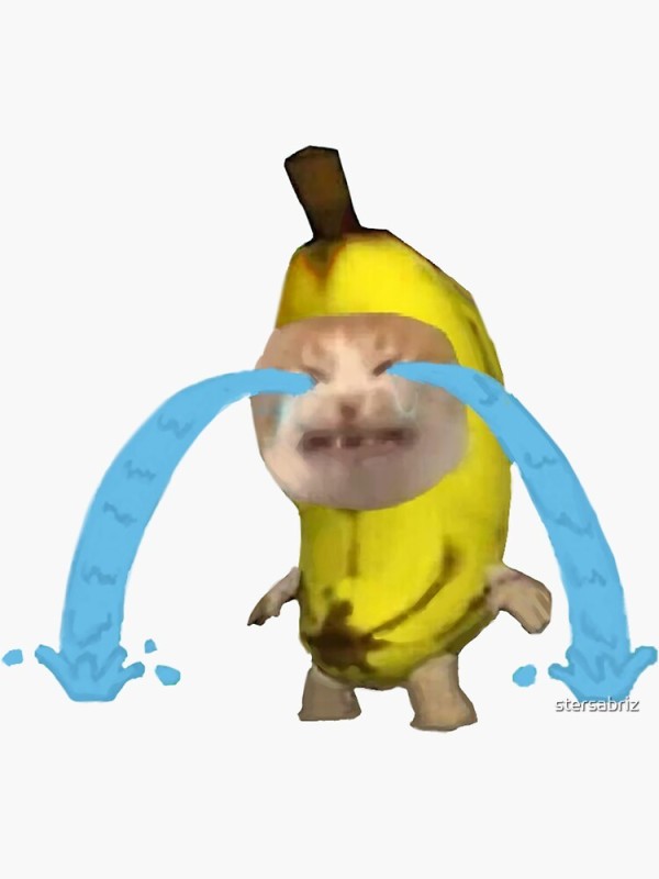 Создать мем: banana, banana cat, банан банан