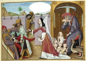 Создать мем: средневековые миниатюры, средние века, средневековые иллюстрации