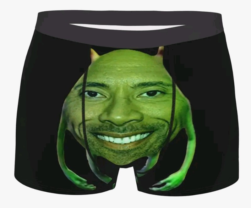 Create meme: men's shorts with shrek, Shrek's underpants, cowards 