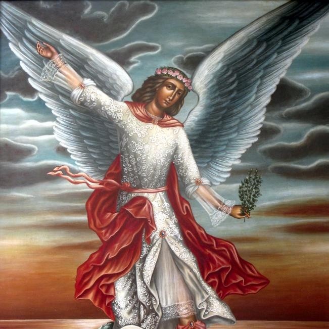 Create meme: archangel michael, angel , arcangel