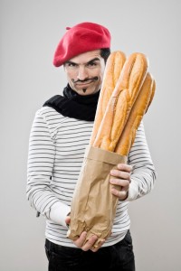 Создать мем: французы, baguette, Еда