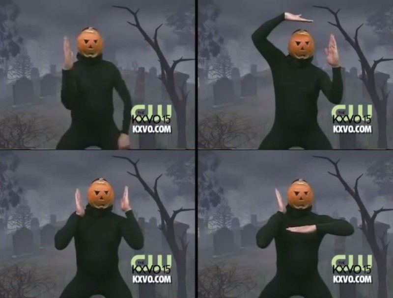 Create meme: any-hoo-I'm a pumpkin, pumpkin dance, pumpkin meme