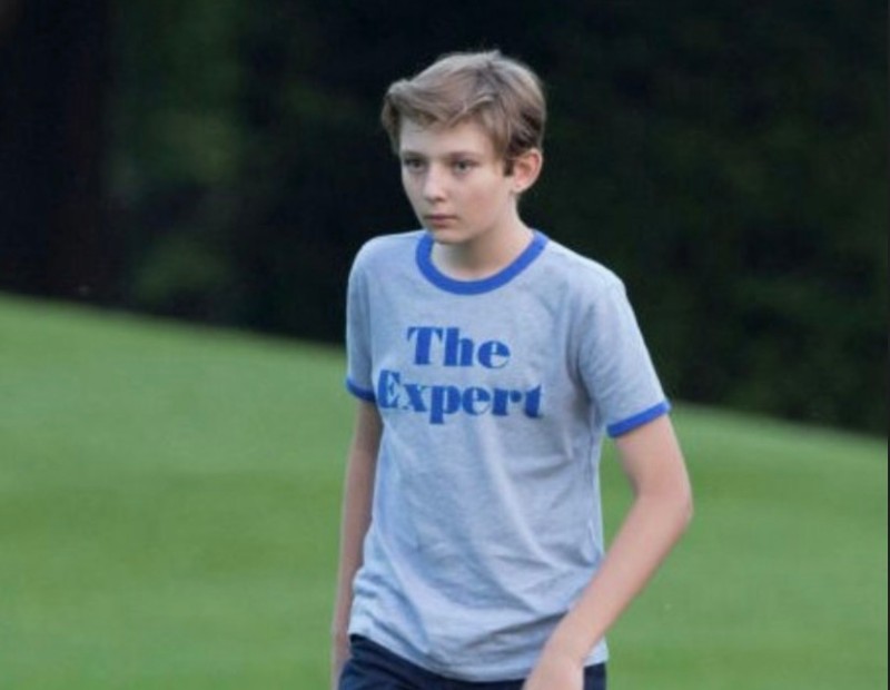 Create meme: barron trump the expert, Barron trump, trump's son is an expert