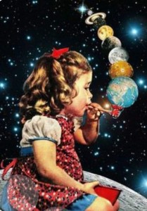 Создать мем: космическое, Ребёнок, иллюстрация космос