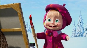 Create meme: Masha and the bear