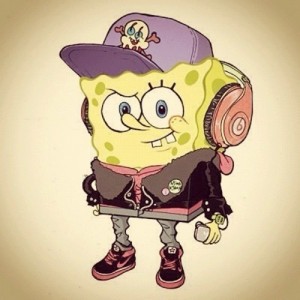 Create meme: Cartoon, Sponge Bob Square Pants, spongebob is cool