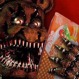 Create meme: dreadful freddy, screamer fnaf 4, animatronics fnaf 4