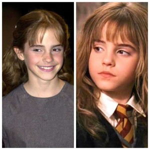 Create meme: Hermione Granger in childhood, Emma Watson, Hermione Granger 2001