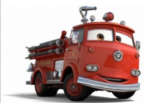 Создать мем: пожарная машина мультик, пожарная машинка, пожарная машина тачки